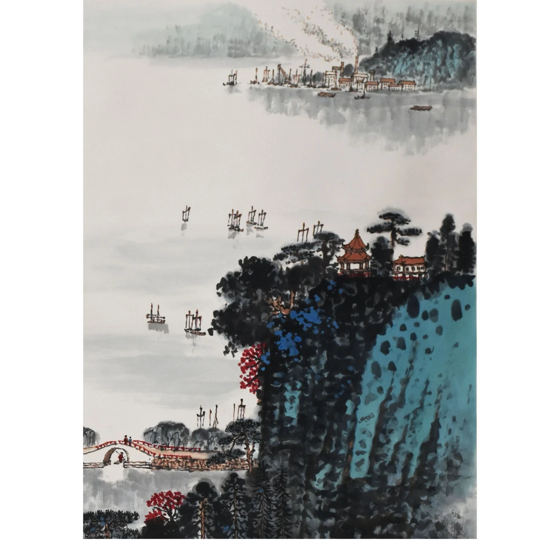 HM5148 太湖胜境 68×45 纸本立轴 2.7平尺