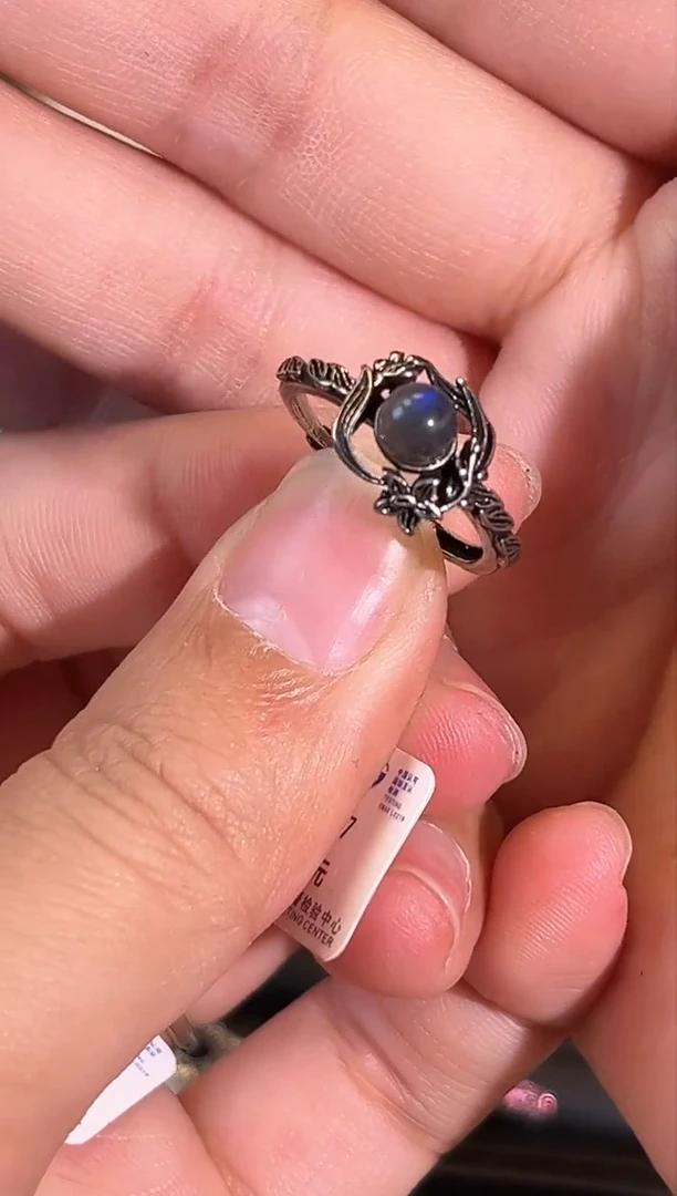 【闪购商品】月光石戒指未镶嵌A87戒指