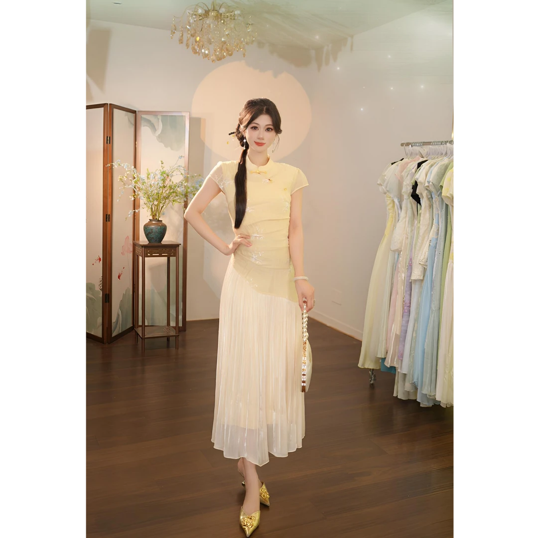 【张小小】关关雎鸠-1663 连衣裙（YQ1083-XX）-120cm