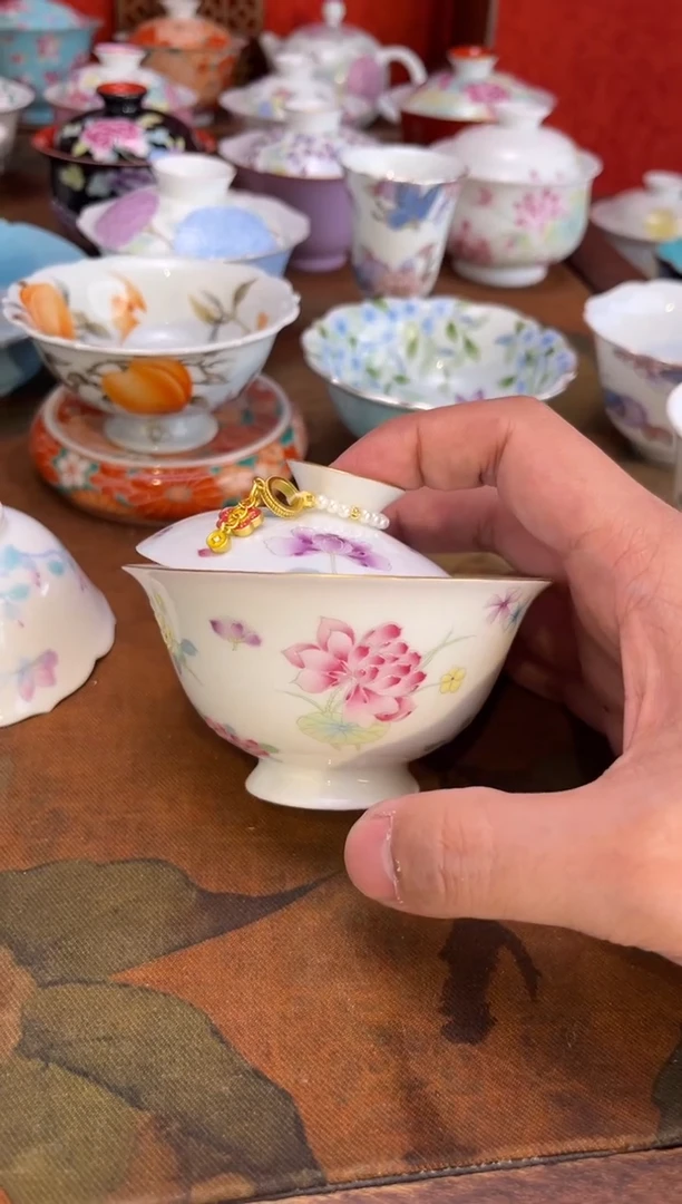 景德镇纯手绘陶瓷茶具
