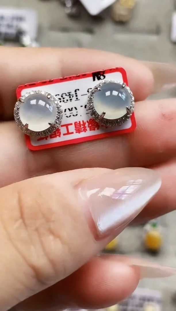 银S925镶嵌戒指翡翠2697