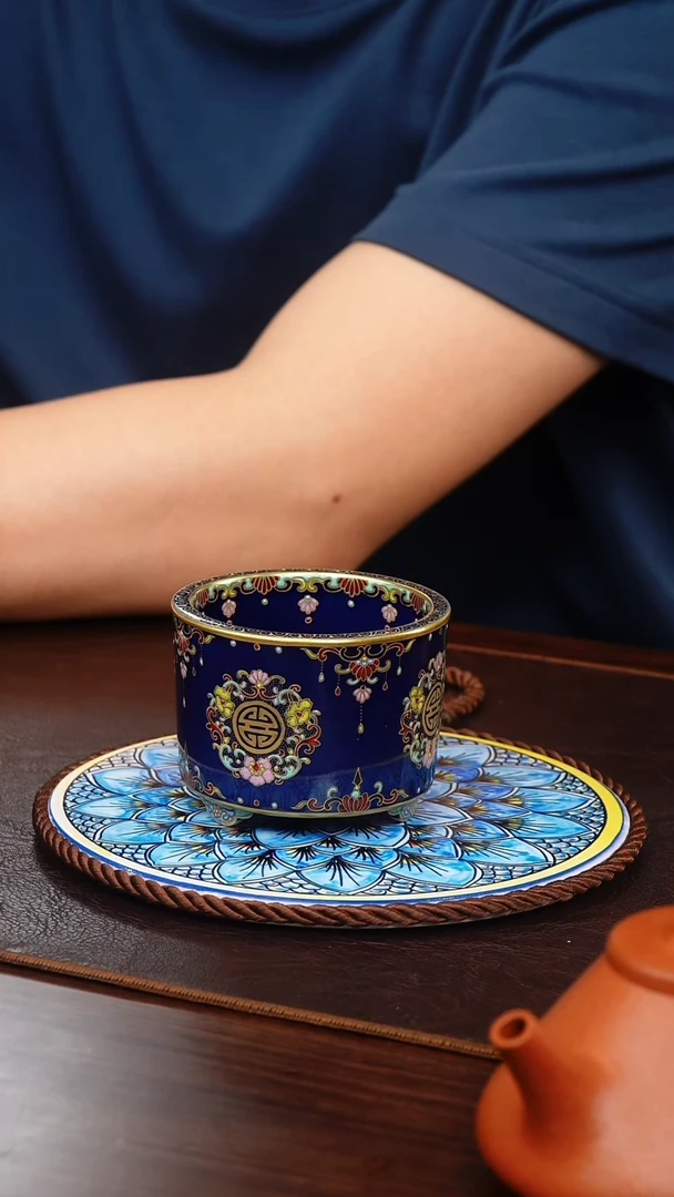 茶壶紫砂魔*八珐琅彩主人杯