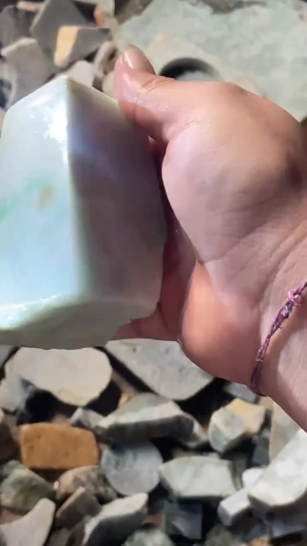 配石翡翠翡翠边角料未加工46