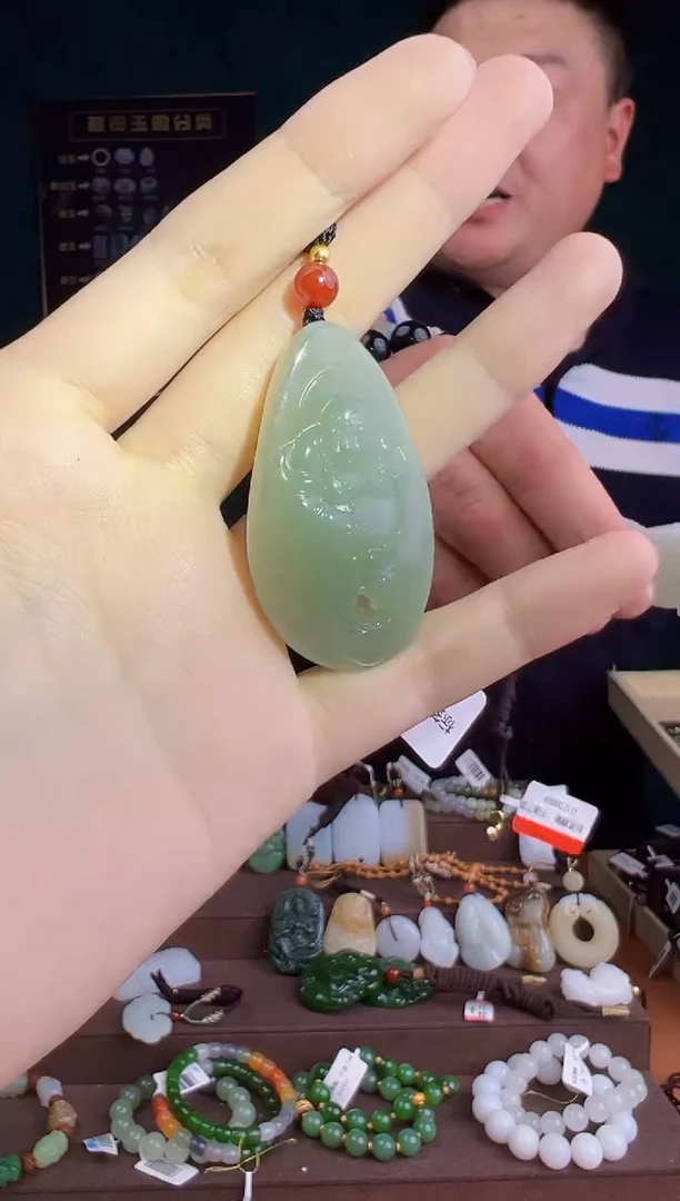 和田玉未镶嵌颈饰多样性发货 拍一单发一个