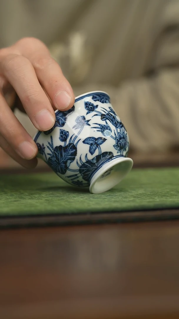 【闪购商品】杯柴窑青花破价福利