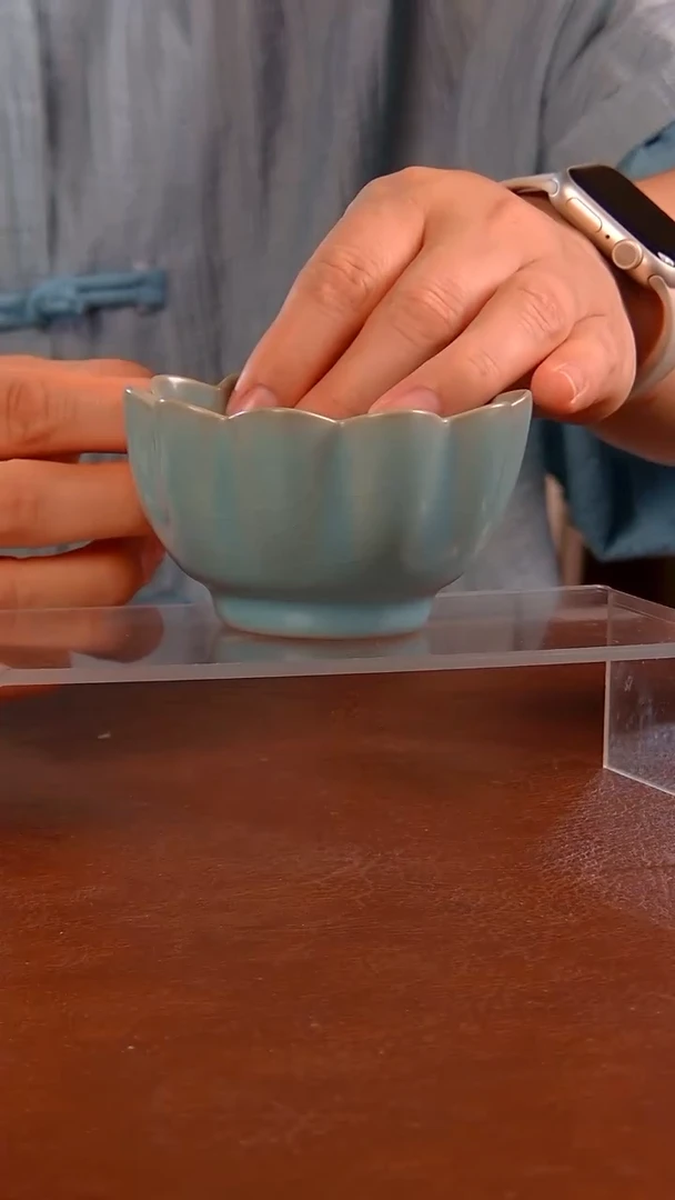 瓷片133号莲花杯微二级  不带礼盒