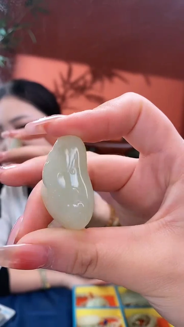 【闪购商品】和田玉挂件未镶嵌云中仙鹤尺寸约40*27mm