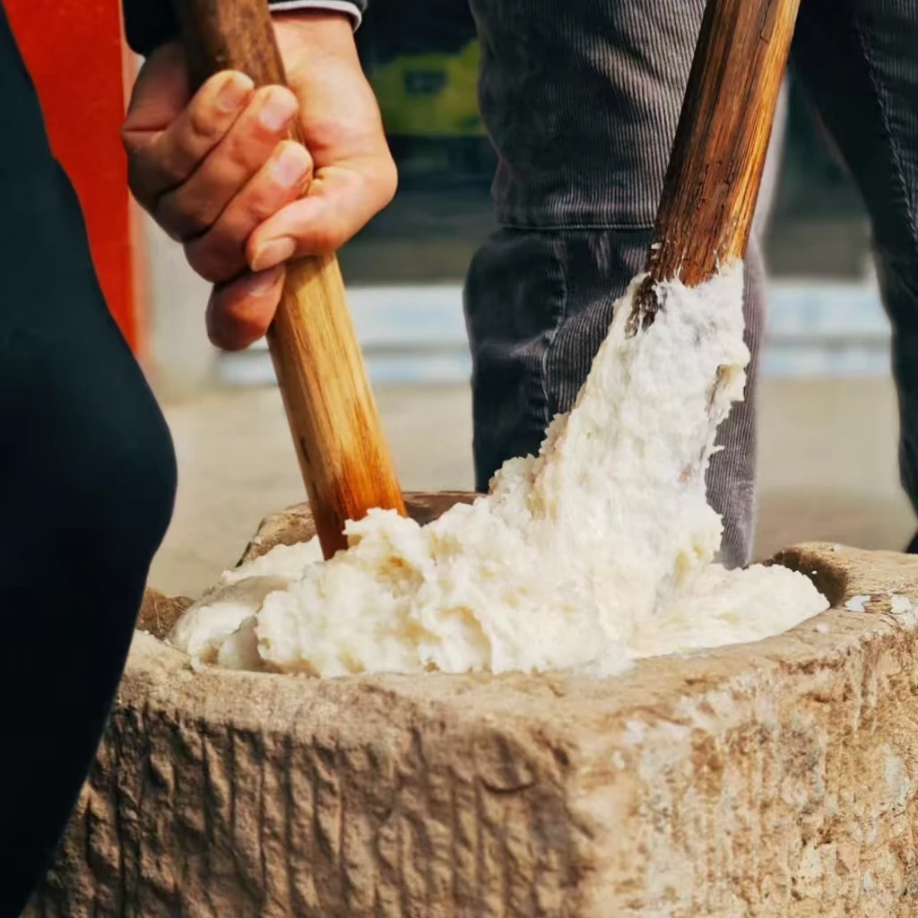 恩施手工糍粑纯糯米糍粑软糯拉丝小糍粑