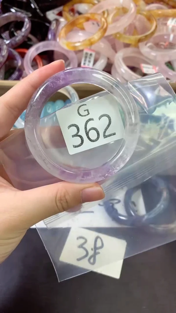 水晶手镯未镶嵌G362-56