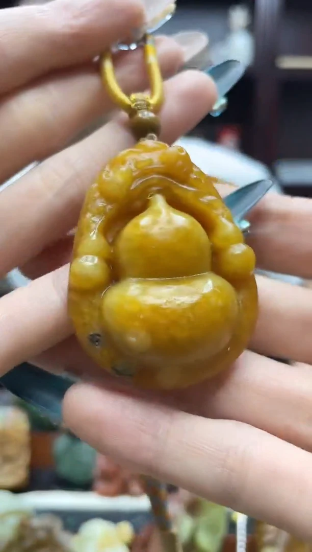 未镶嵌岫玉吊坠·