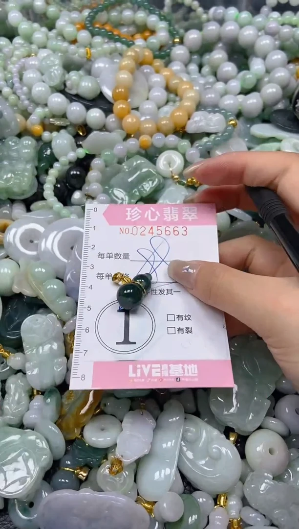 翡翠未镶嵌颈饰闪购0245663