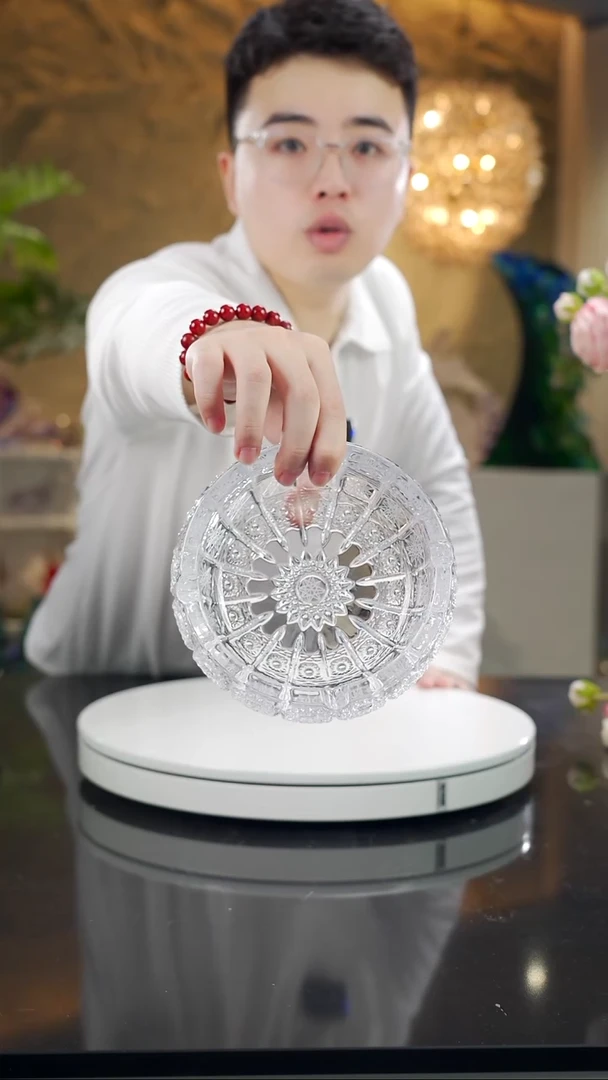 手工艺品琉璃福利净色设计款烟缸