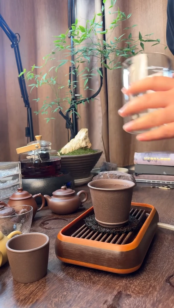 茶壶紫砂矿标级主人杯-黄龙山深井紫泥-40目-容量：200CC