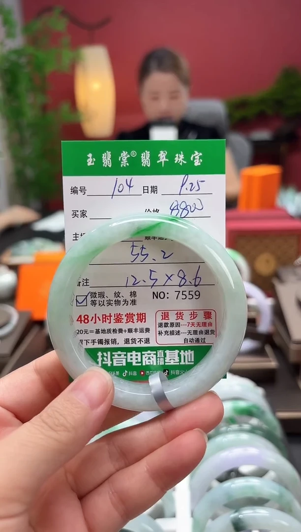 未镶嵌手镯翡翠翡翠104