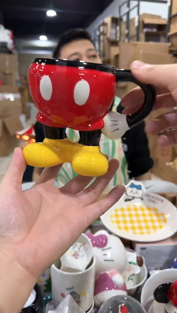 瓷片B款米奇半身杯