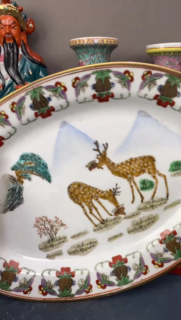 摆件567老厂瓷微瑕慎拍（已开价）