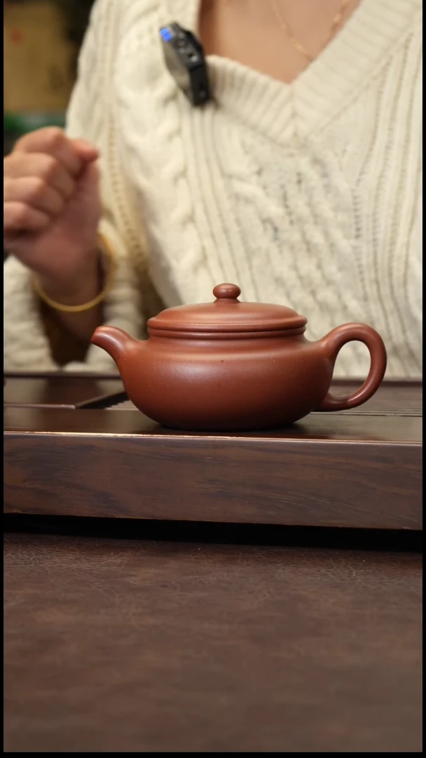 茶壶紫砂红皮龙仿古250cc左右