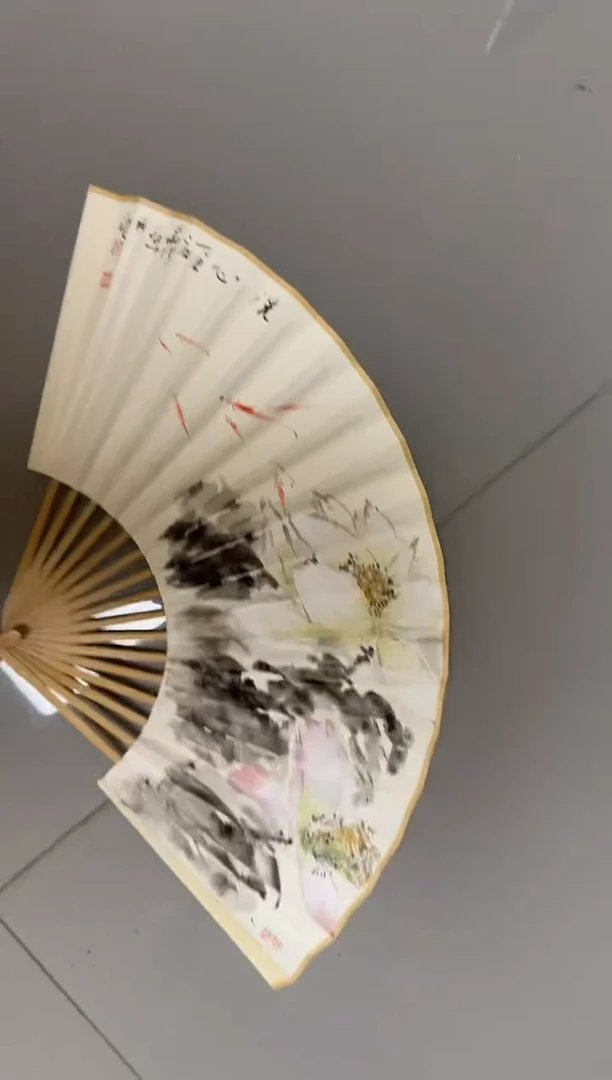 折扇1炳山艺术-----朱华清老师书画作品- 扇子13