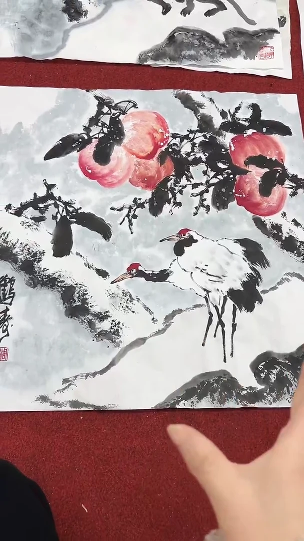 国画周大拙/国画/花鸟