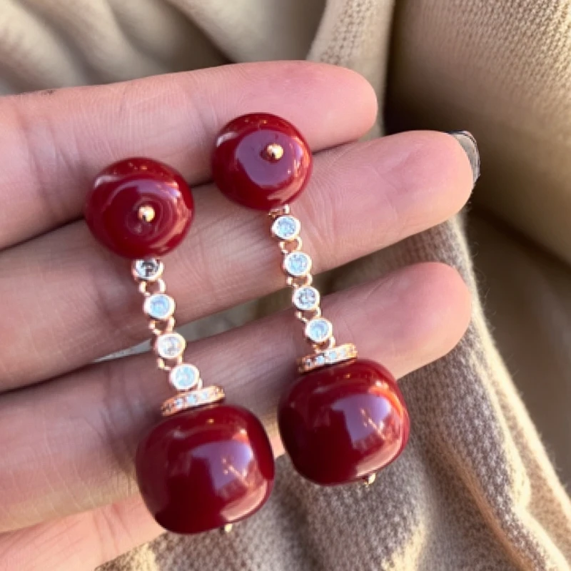 非金属亚克力耳饰 新款耳钉高端大气，简单精致