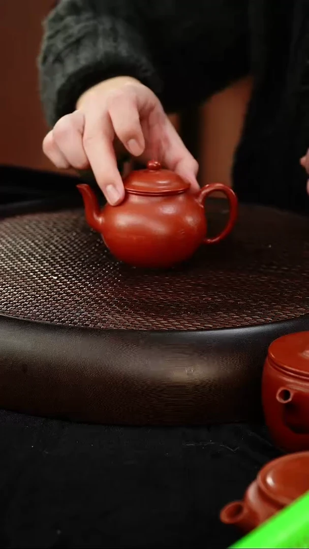 茶壶紫砂宫灯 朱泥