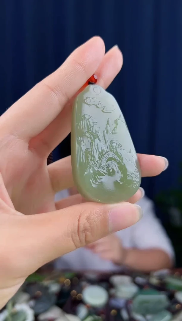 颈饰未镶嵌和田玉拍一发一，多样性发货