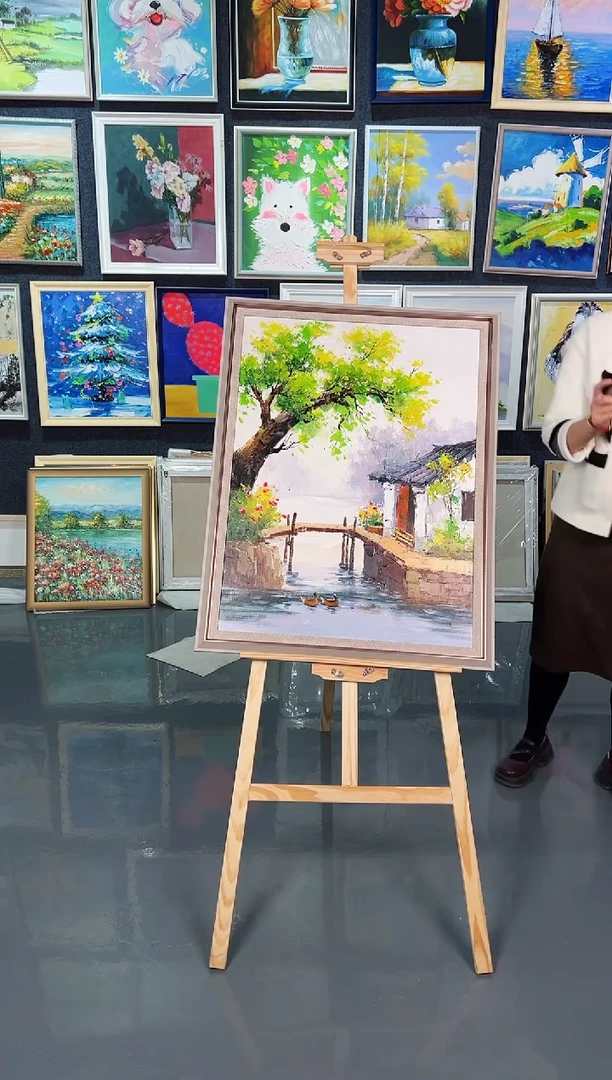 【闪购商品】油画69号 60*80 水乡-手绘油画