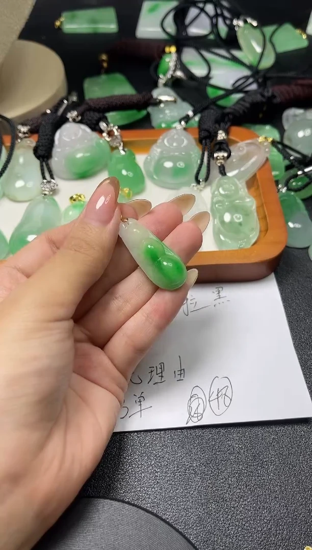 颈饰未镶嵌翡翠所见即所得   一图一物