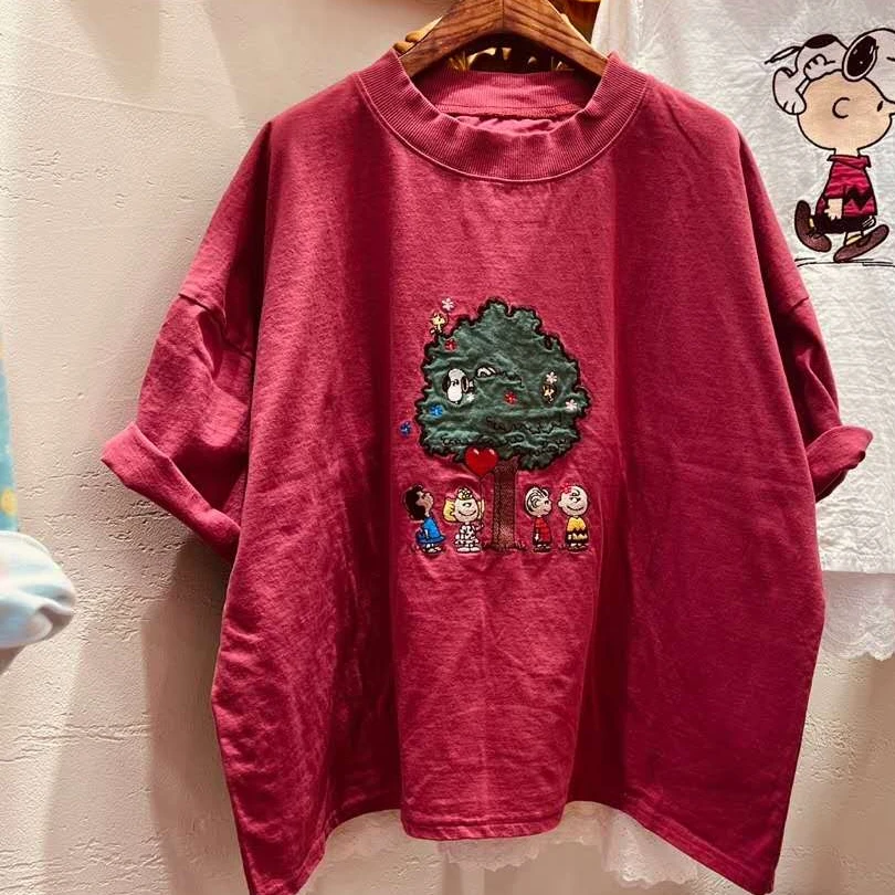 韩国正品不支持退换/校车/小树和查理半袖/0217