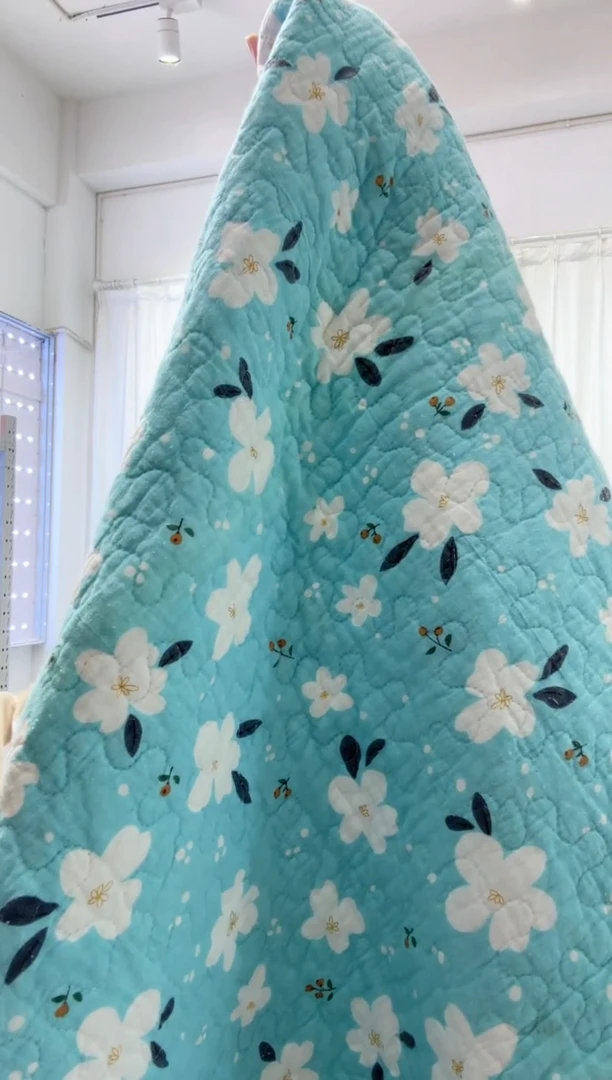 棉200*230纯棉床盖73号起球微瑕