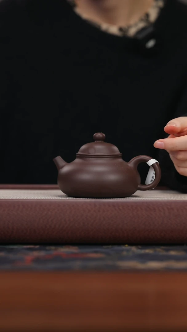 【闪购商品】紫砂茶壶jht紫泥 容天