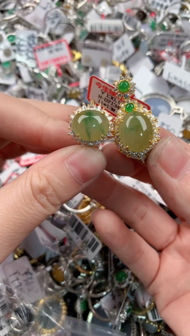 银S925镶嵌戒指翡翠11-11-11----2