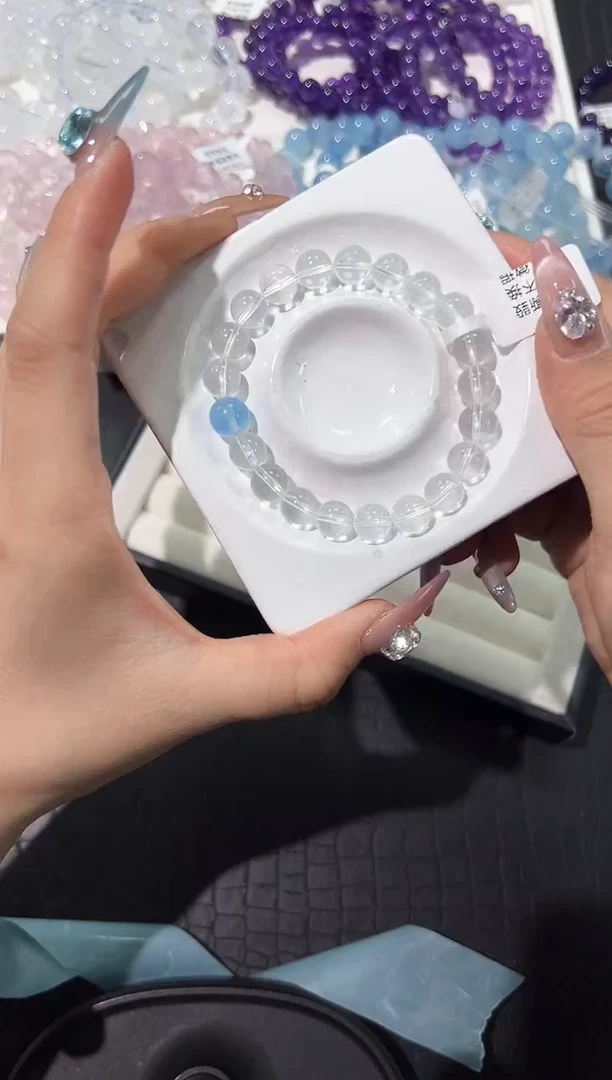 水晶手串未镶嵌3c多样性发其一【1条】默认微瑕