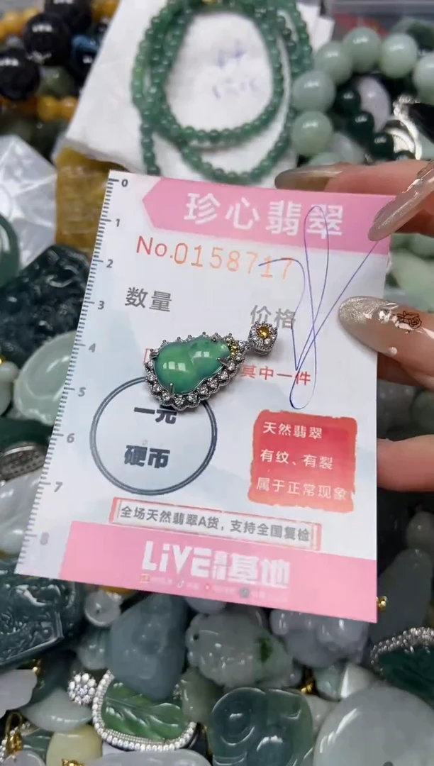 【闪购商品】翡翠颈饰未镶嵌闪购0158717