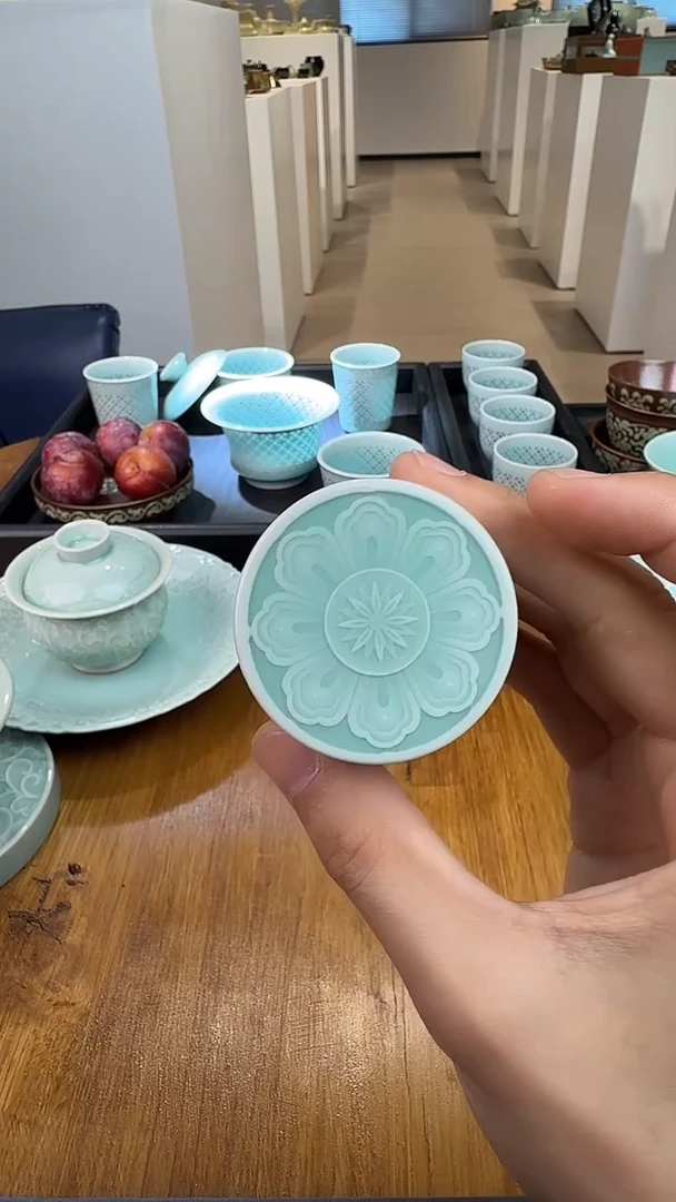 青瓷手工茶器包邮
