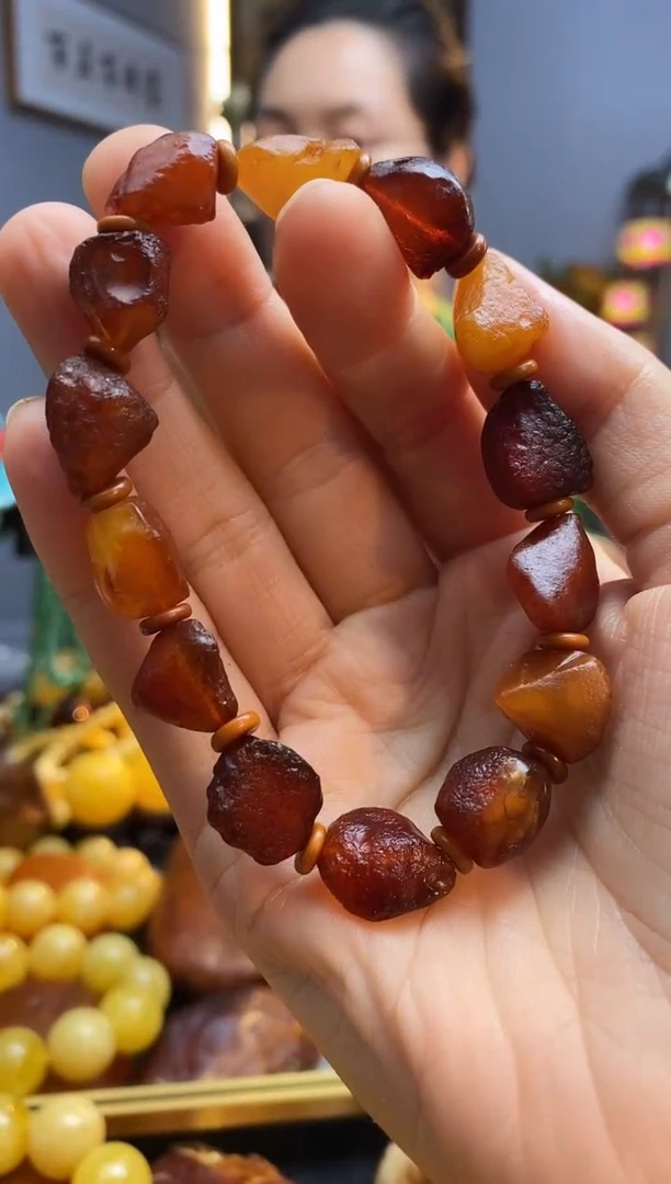 手串琥珀未镶嵌手串