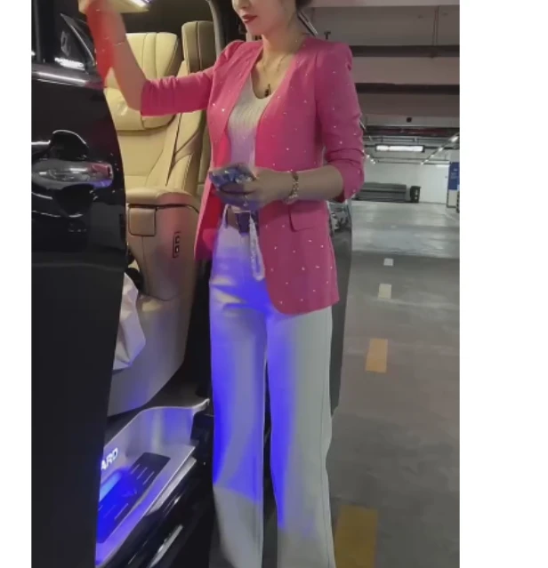 2025夏季新款网红同款洋气气质韩版休闲亮点外套裤子甜甜yy