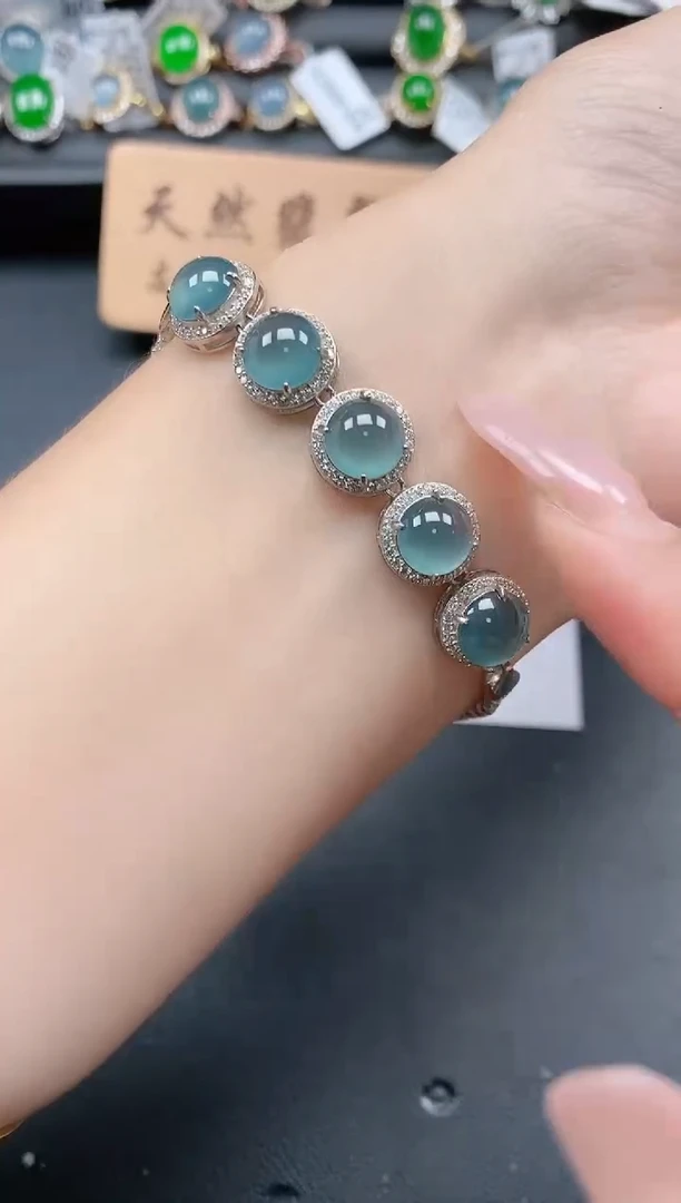 银S925镶嵌戒指翡翠11111