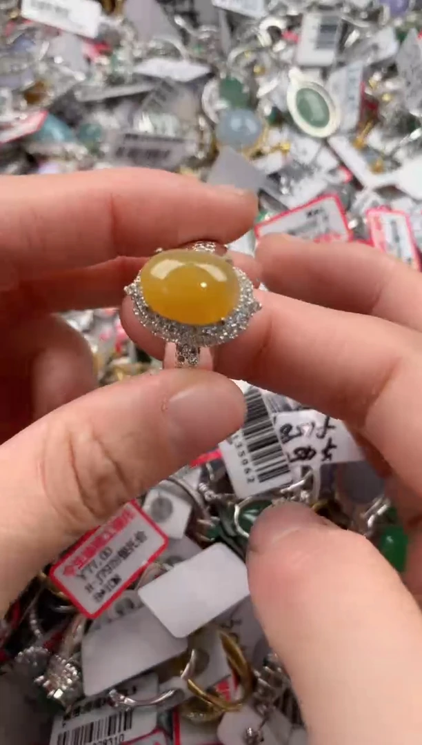 未镶嵌戒指翡翠444   7