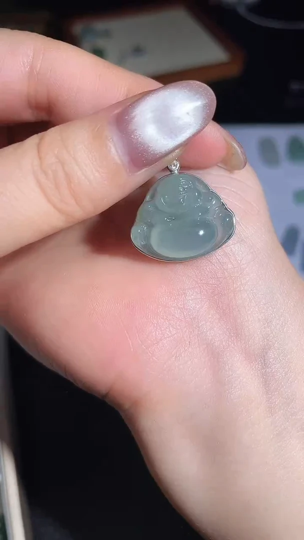 颈饰银S925镶嵌翡翠202555555