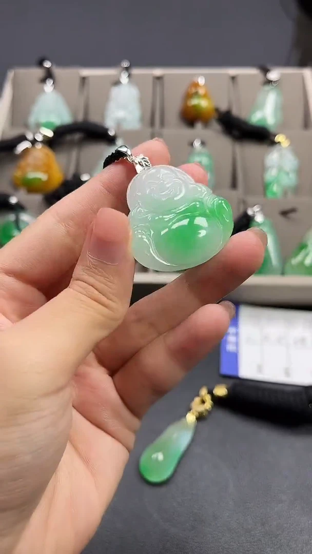 颈饰未镶嵌翡翠  所见即所得 一图一物