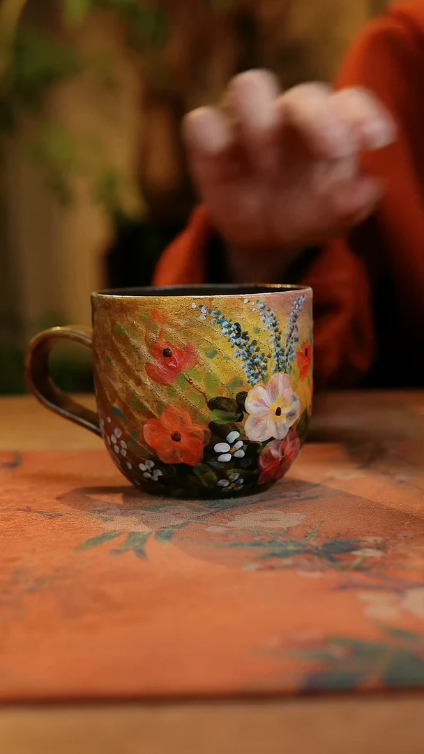 【闪购商品】瓷片1022景德镇手工手绘釉下彩高温瓷