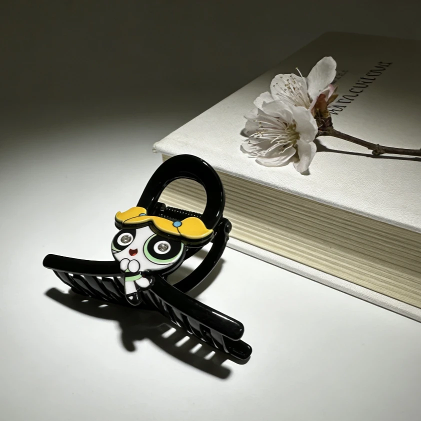 可爱风高级感鲨鱼夹女后脑勺盘发半扎发饰