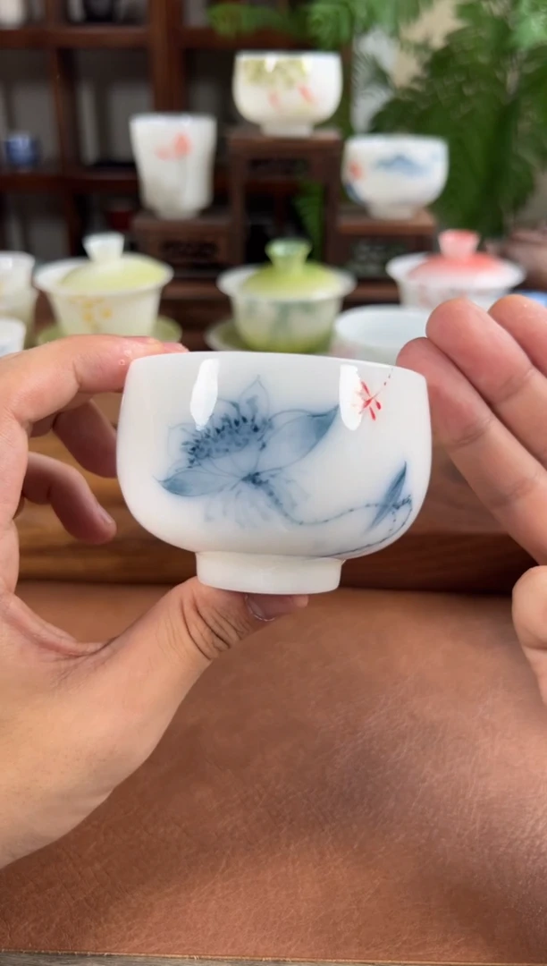 杯子优质瓷土璞玉茶具单品上新