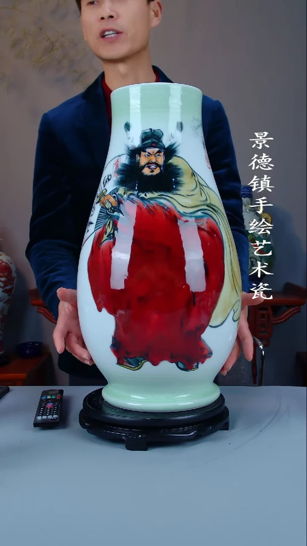 摆件陶瓷景德镇手工手绘陶瓷摆件81