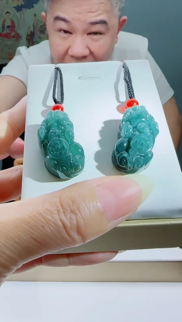 颈饰未镶嵌翡翠多样性发其一