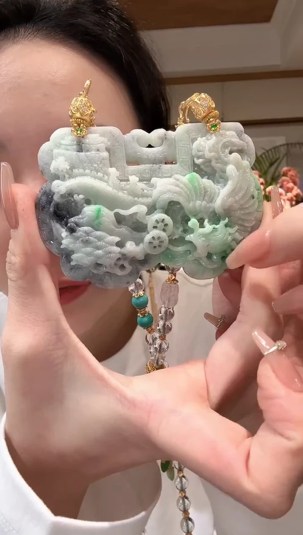 【闪购商品】翡翠颈饰未镶嵌国风