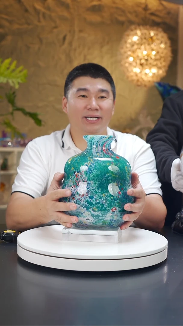 摆件设计款莫奈花园葫芦花器