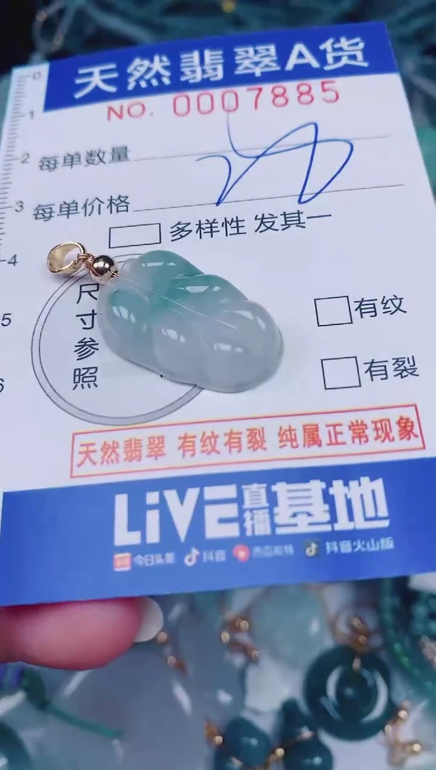 颈饰未镶嵌翡翠00007885