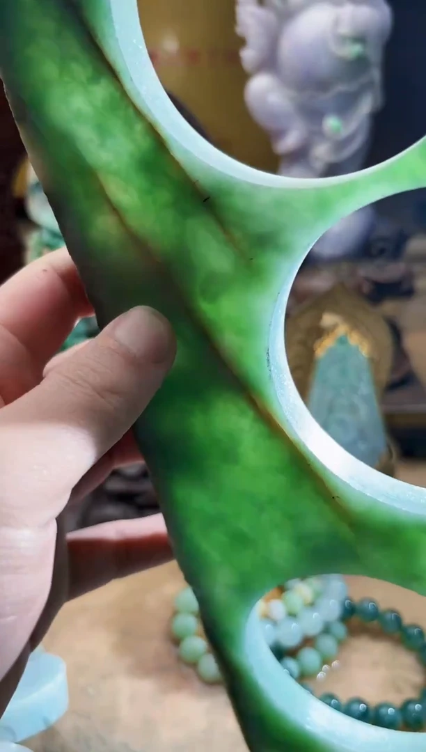 未镶嵌挂件翡翠A货张麦9948